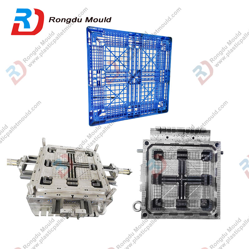 1100*1100*125mm Logistics Industrial Disposable Light Plastic Injection Pallet Mold