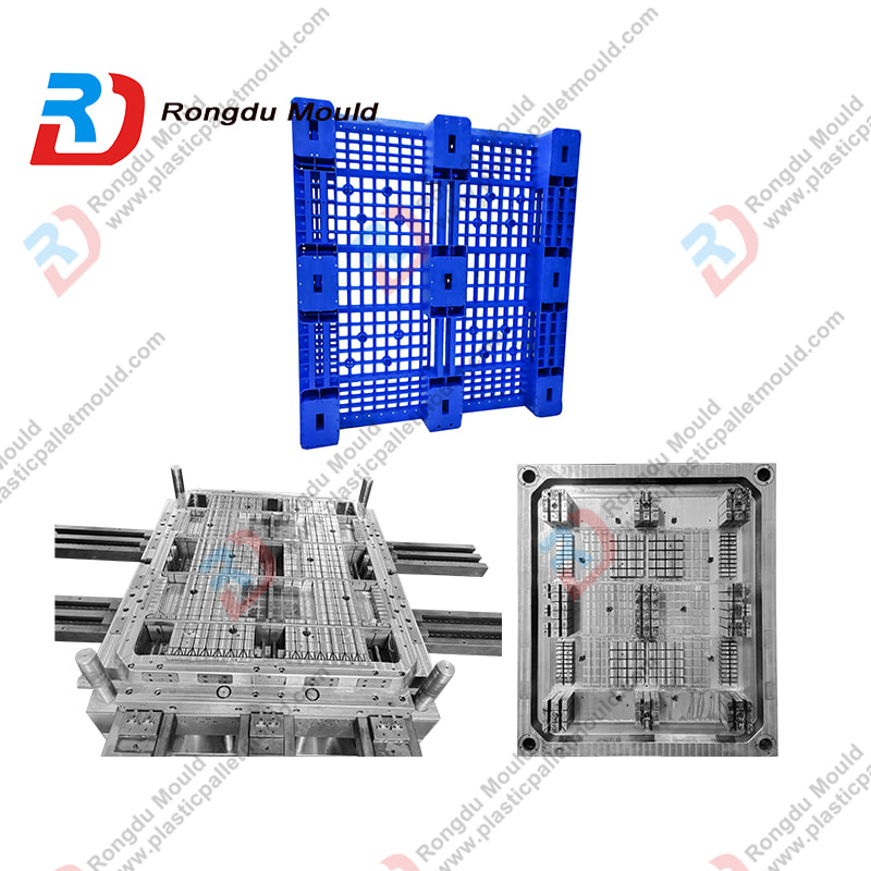 1400x1200x150mm Light Rectangle Hygienic Skid Pallet Plastic Mold