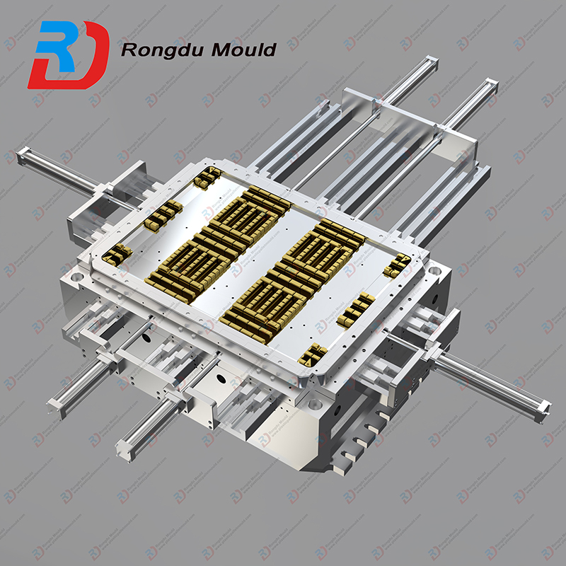 1700x1200mm Double Side Heavy Net Pallet Plastic Injection Mould
