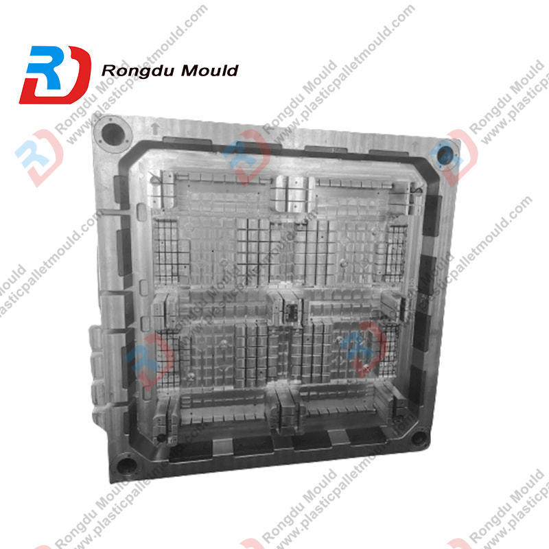 1100x1100x150mm custom-made logistics industry transportation recycled plastic injection four entrance pallet mold