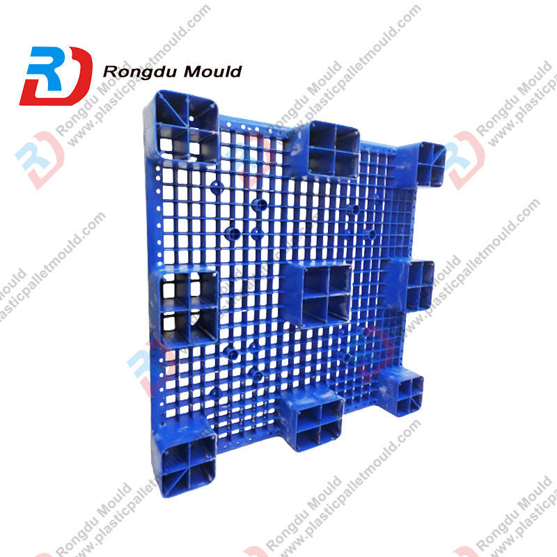 1000x1000x78mm HDPE/PP logistics industrial disposable light Nine Foot/Leg plastic injection pallet mold 
