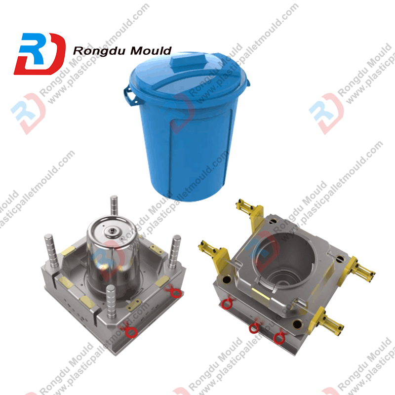 Plastic Household Appliance Waste Bin Mould, Trash Can Mold, Dust Bin Mould